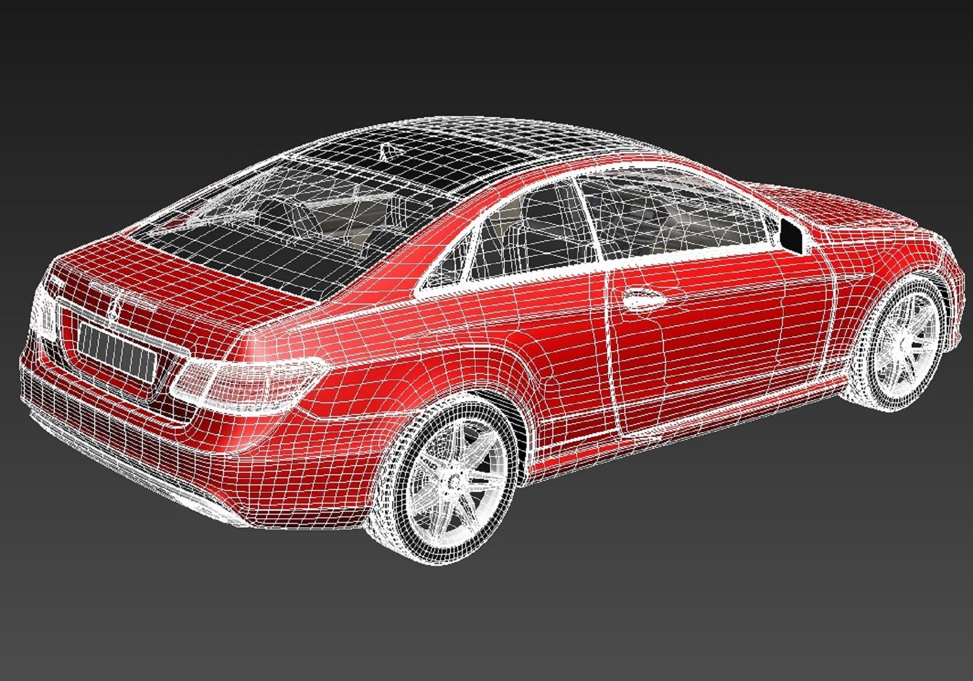 Mercedes-Benz E-class Coupe 2014 3D model_18