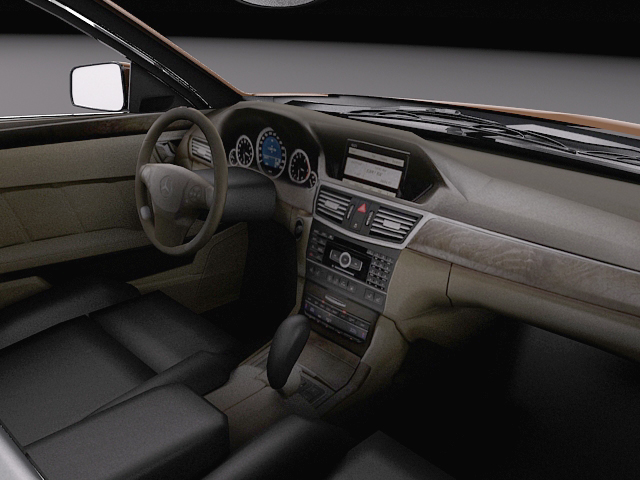 Mercedes-Benz E-class Coupe 2014 3D model_16