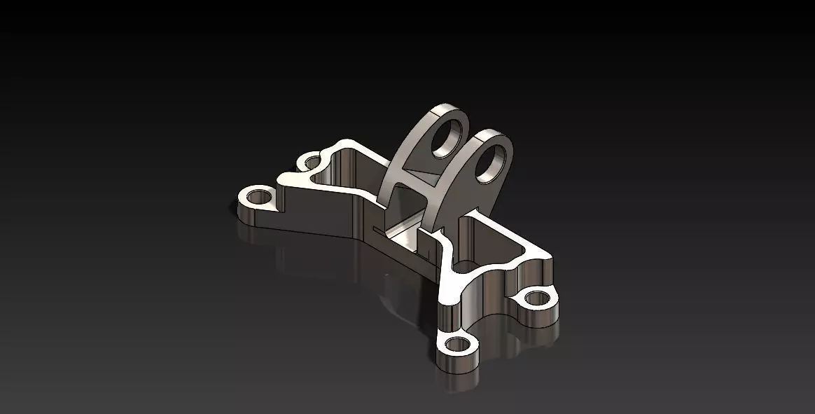 GE jet engine bracket challenge New Design V3 Free 3D model_0