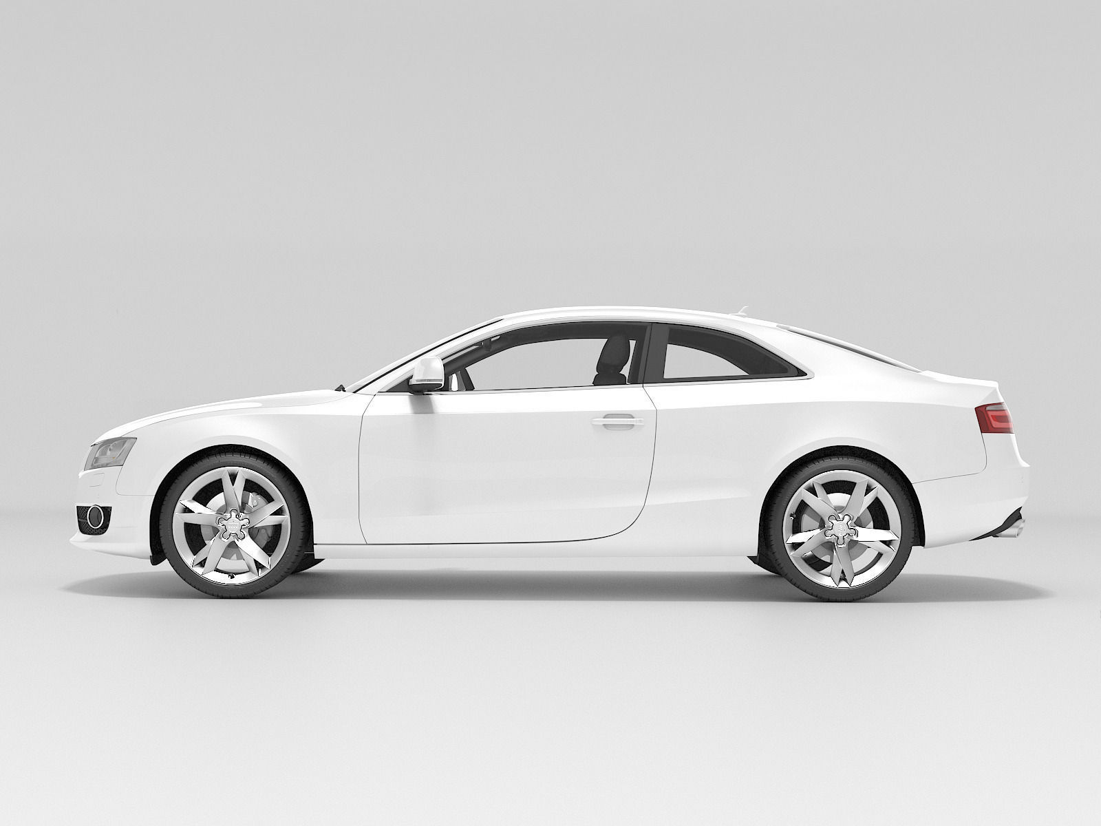 Audi A5 Coupe 2009 3D model_2