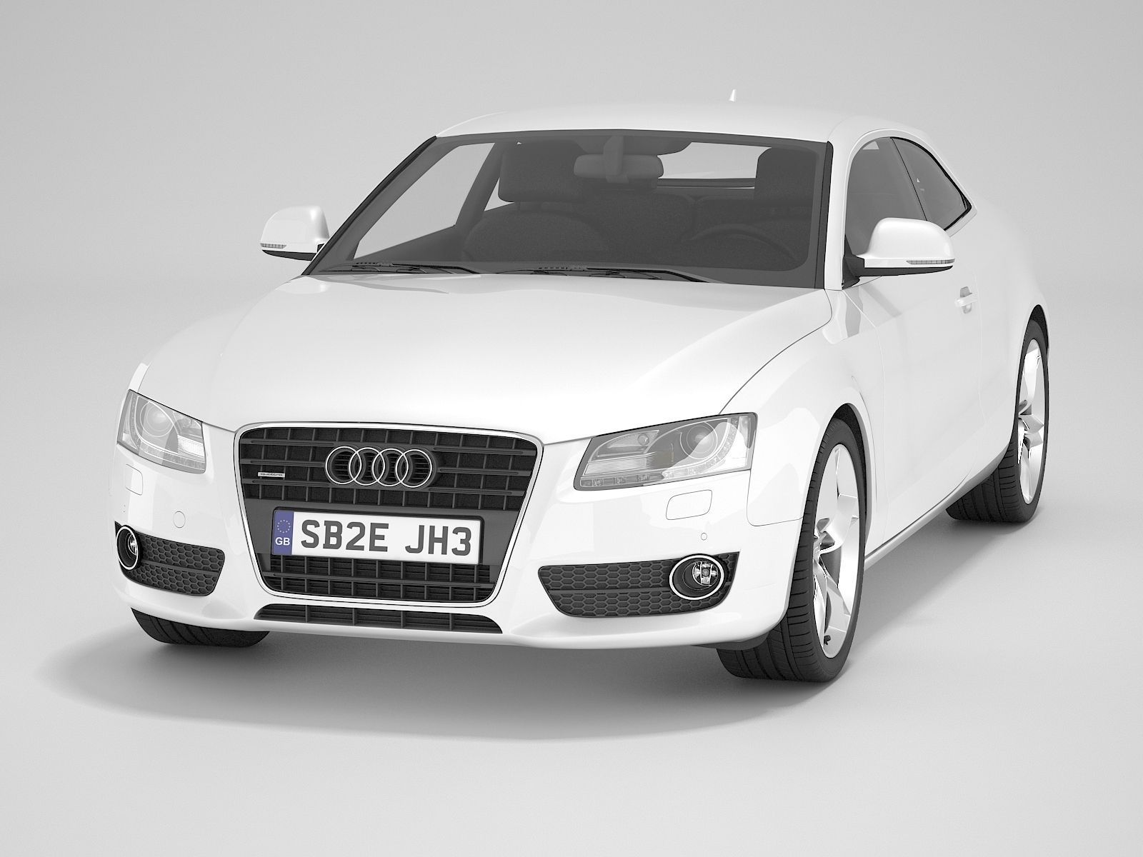 Audi A5 Coupe 2009 3D model_7