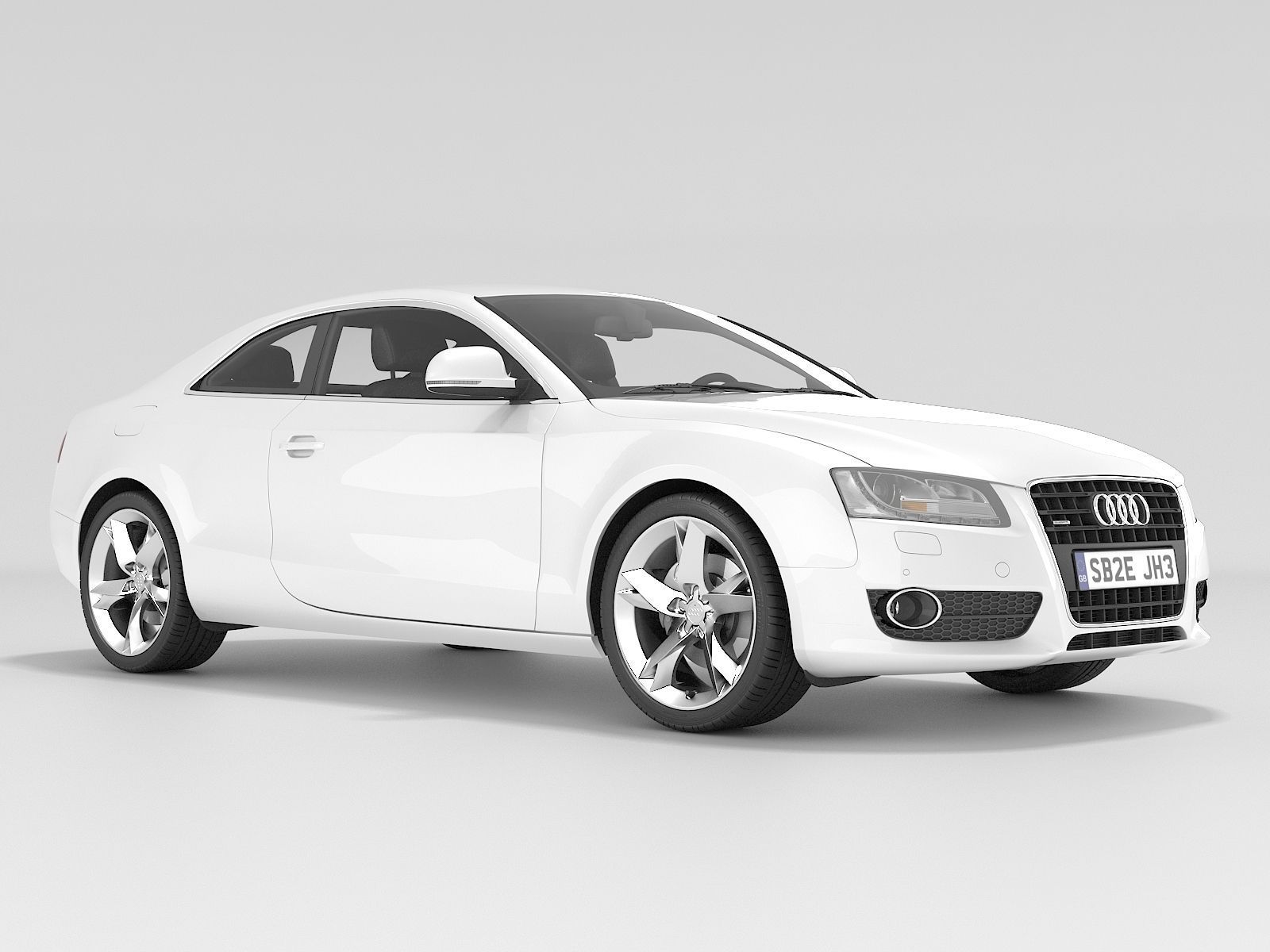 Audi A5 Coupe 2009 3D model_1