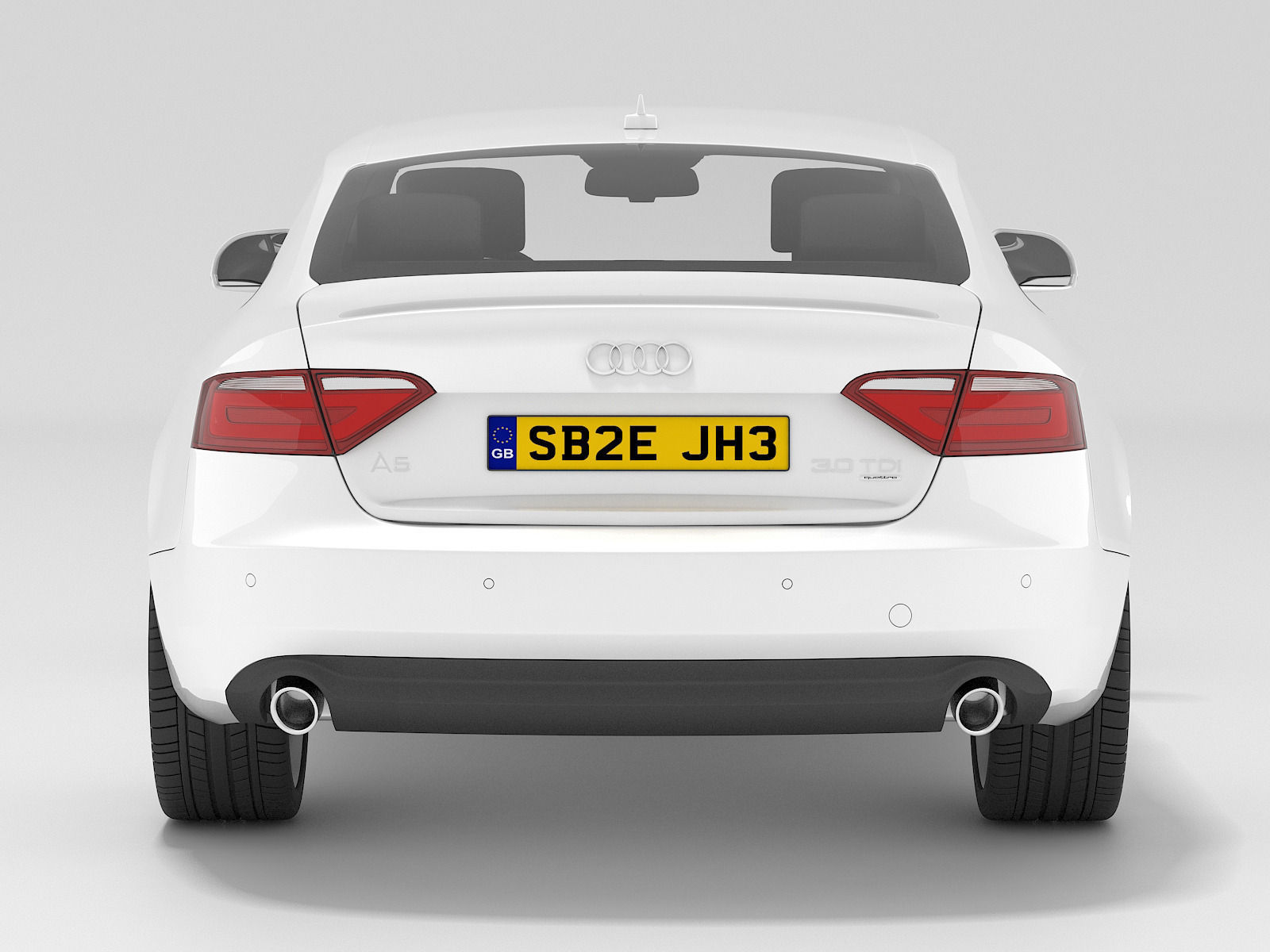 Audi A5 Coupe 2009 3D model_5