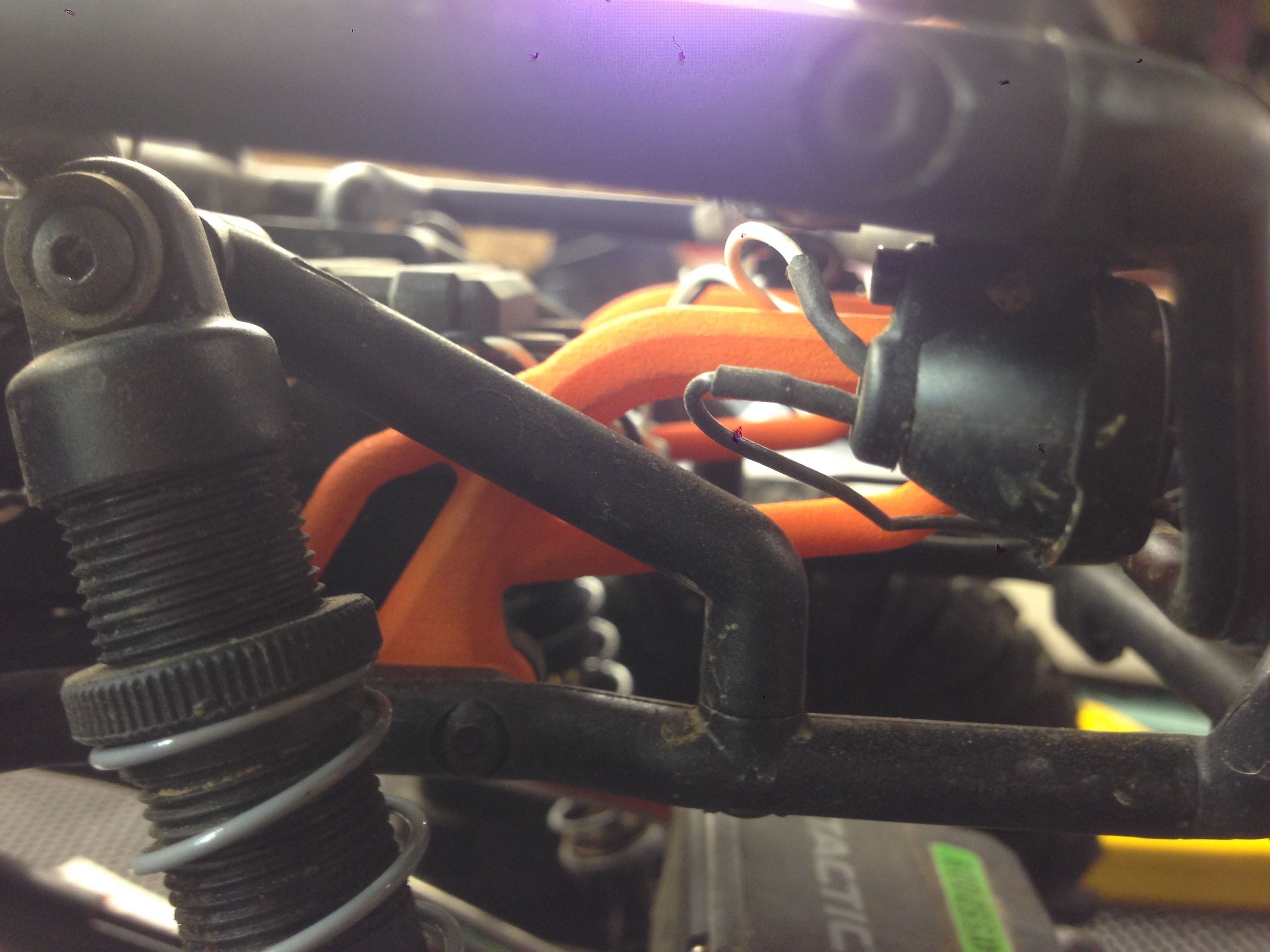 Axial Wraith Front Bumper Support 3D print model_3