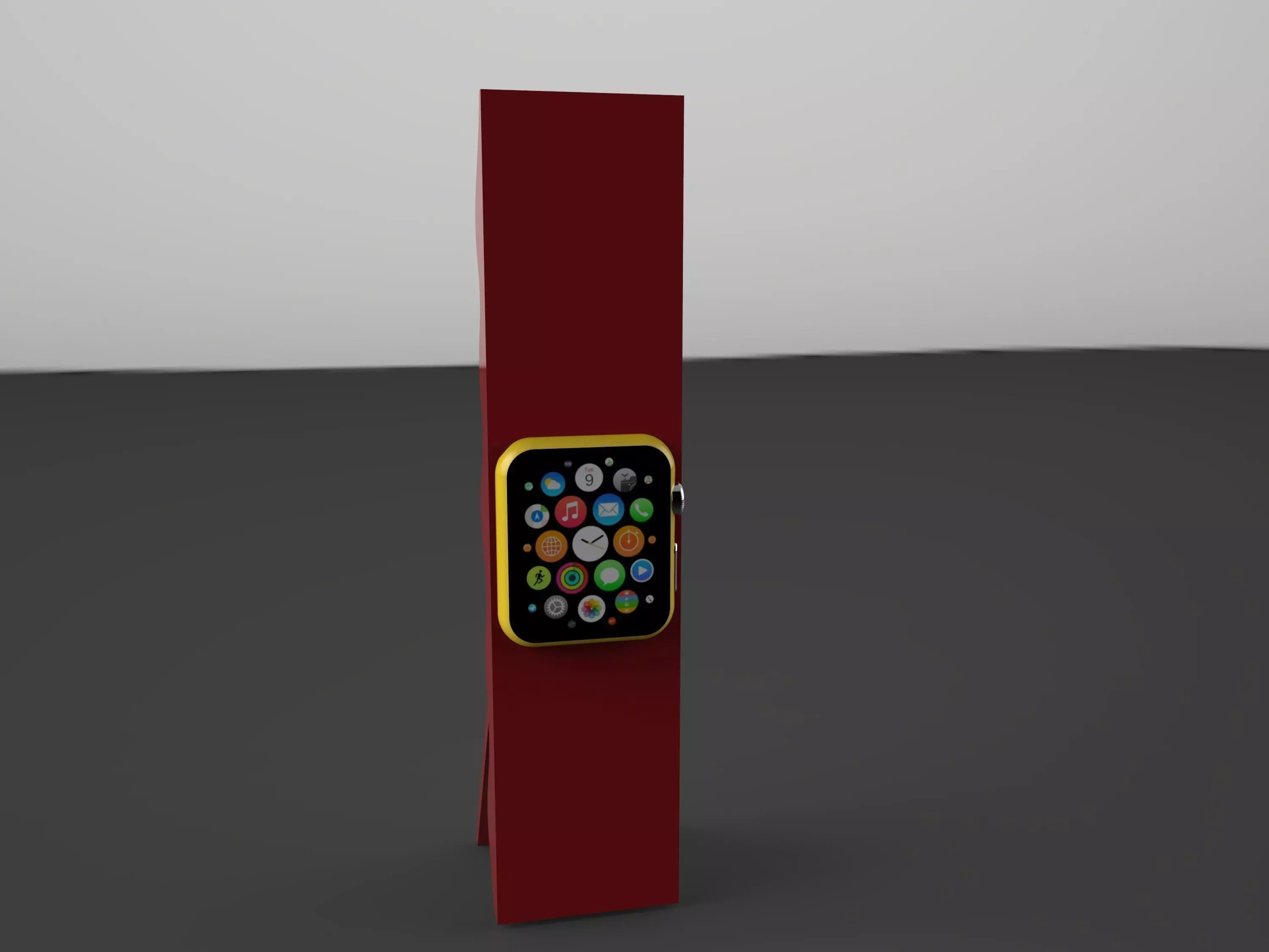 Stand with Charger 3D print model_0