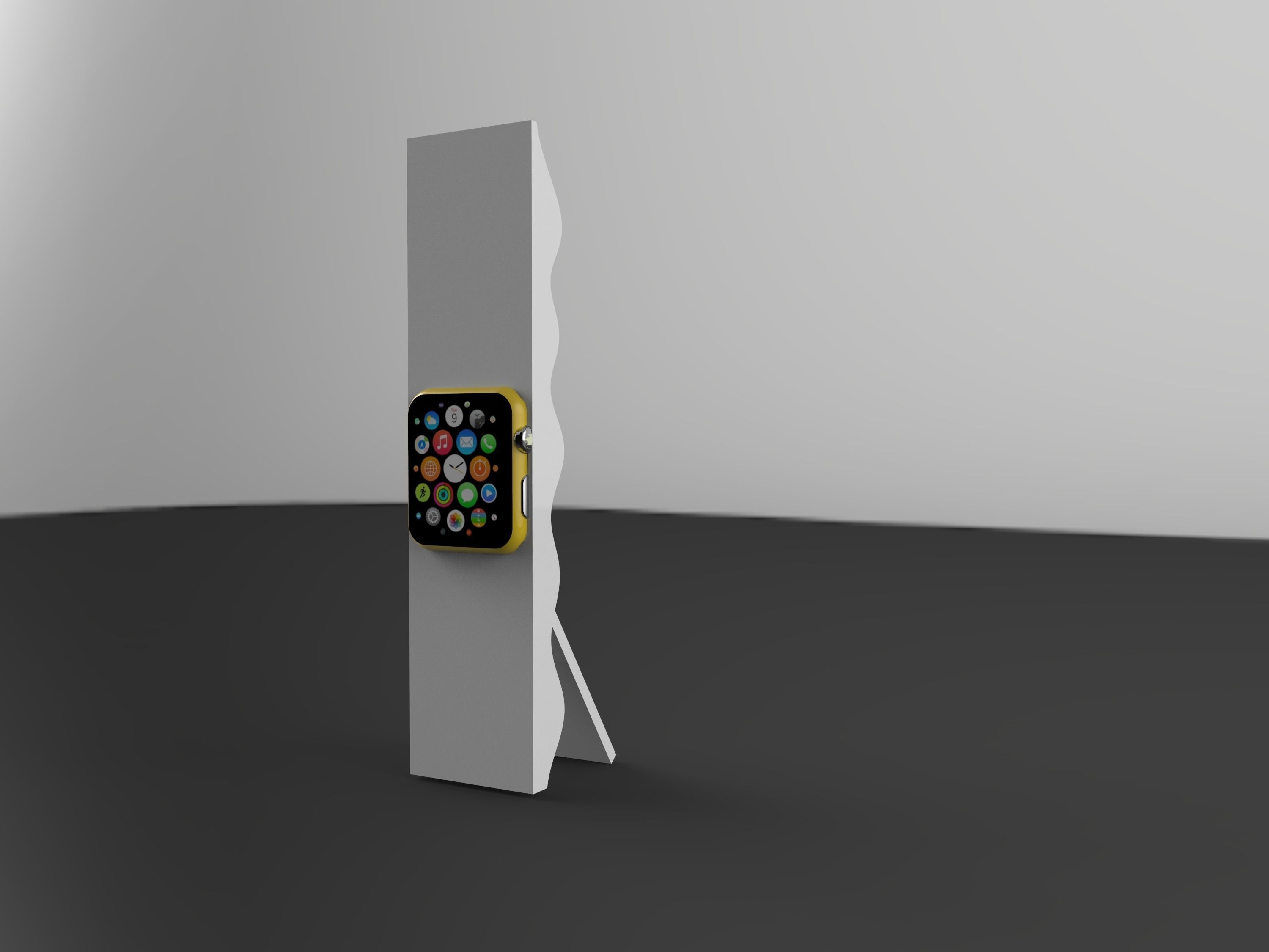 Stand with Charger 3D print model_1