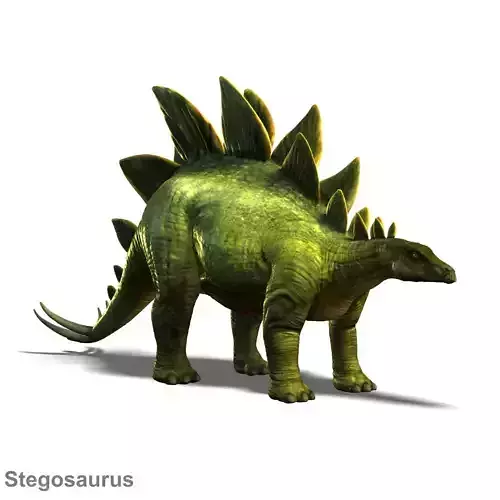 Stegosaurus Low-poly 3D model