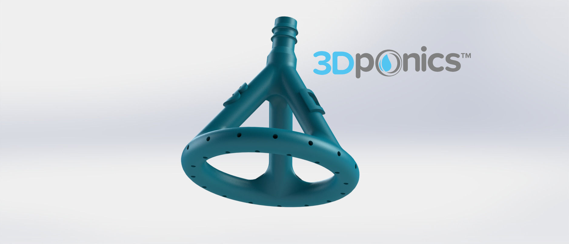 Sprinkler Head 3-8 Inch - 3Dponics Drip Hydroponics Free 3D print model_2