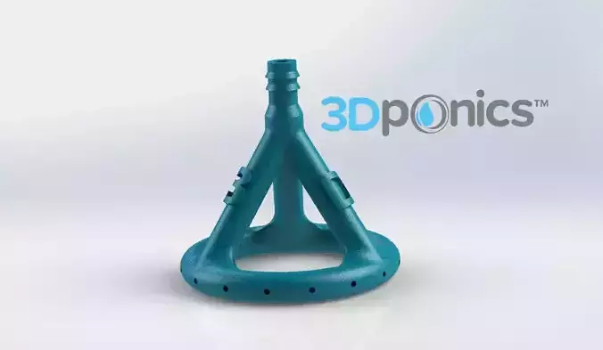 Sprinkler Head 3-8 Inch - 3Dponics Drip Hydroponics Free 3D print model