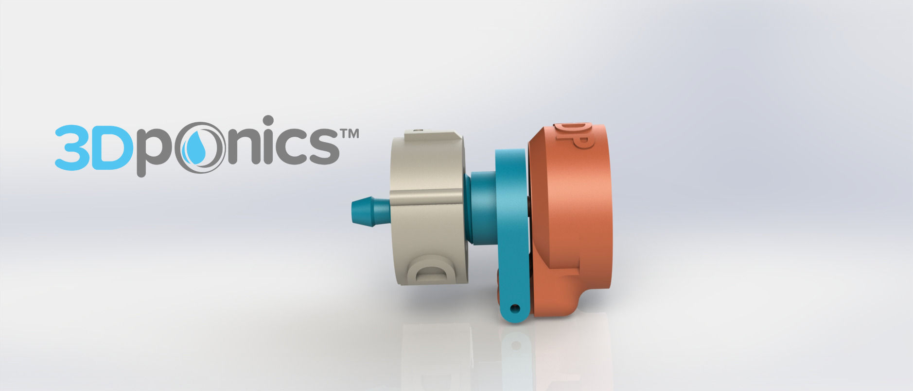 Floater Nozzle - 3Dponics Non-Circulating Hydroponics Free 3D print model_3