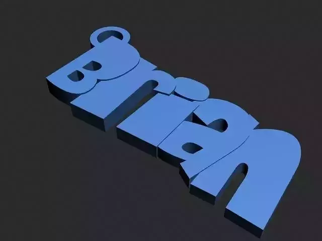 BRIAN Keyring printable