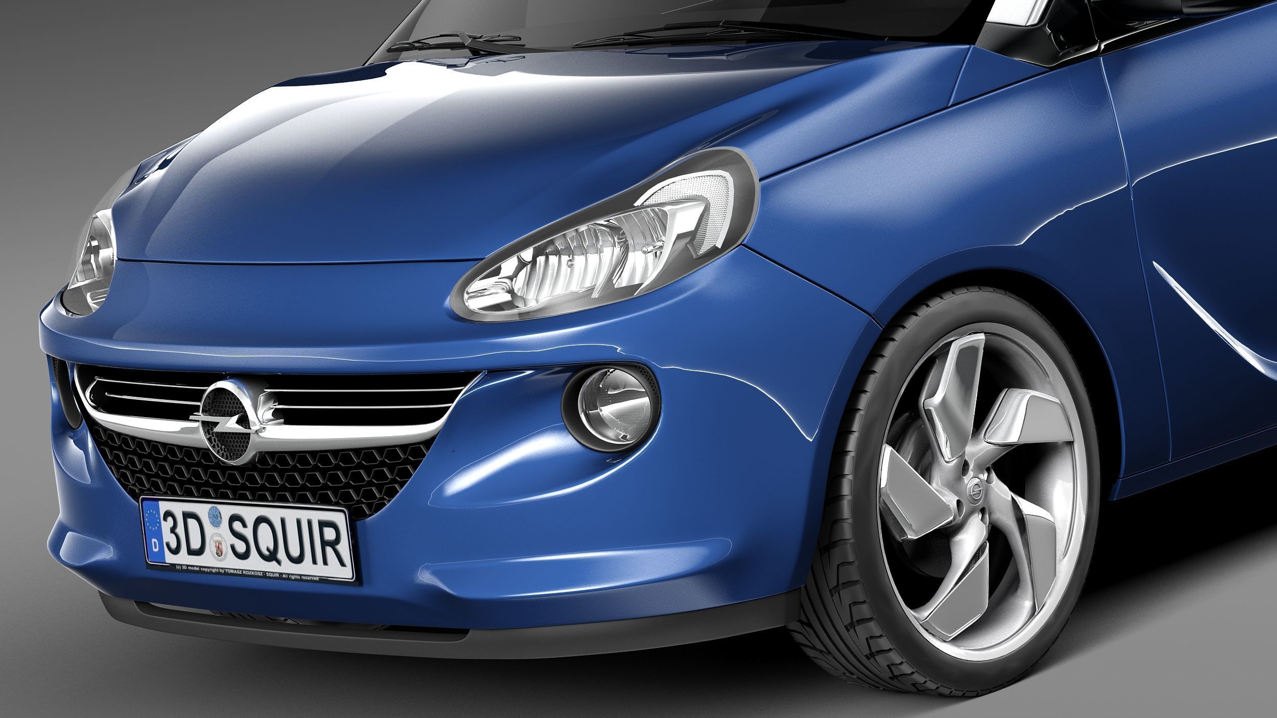Opel Adam 2013 3D model_2