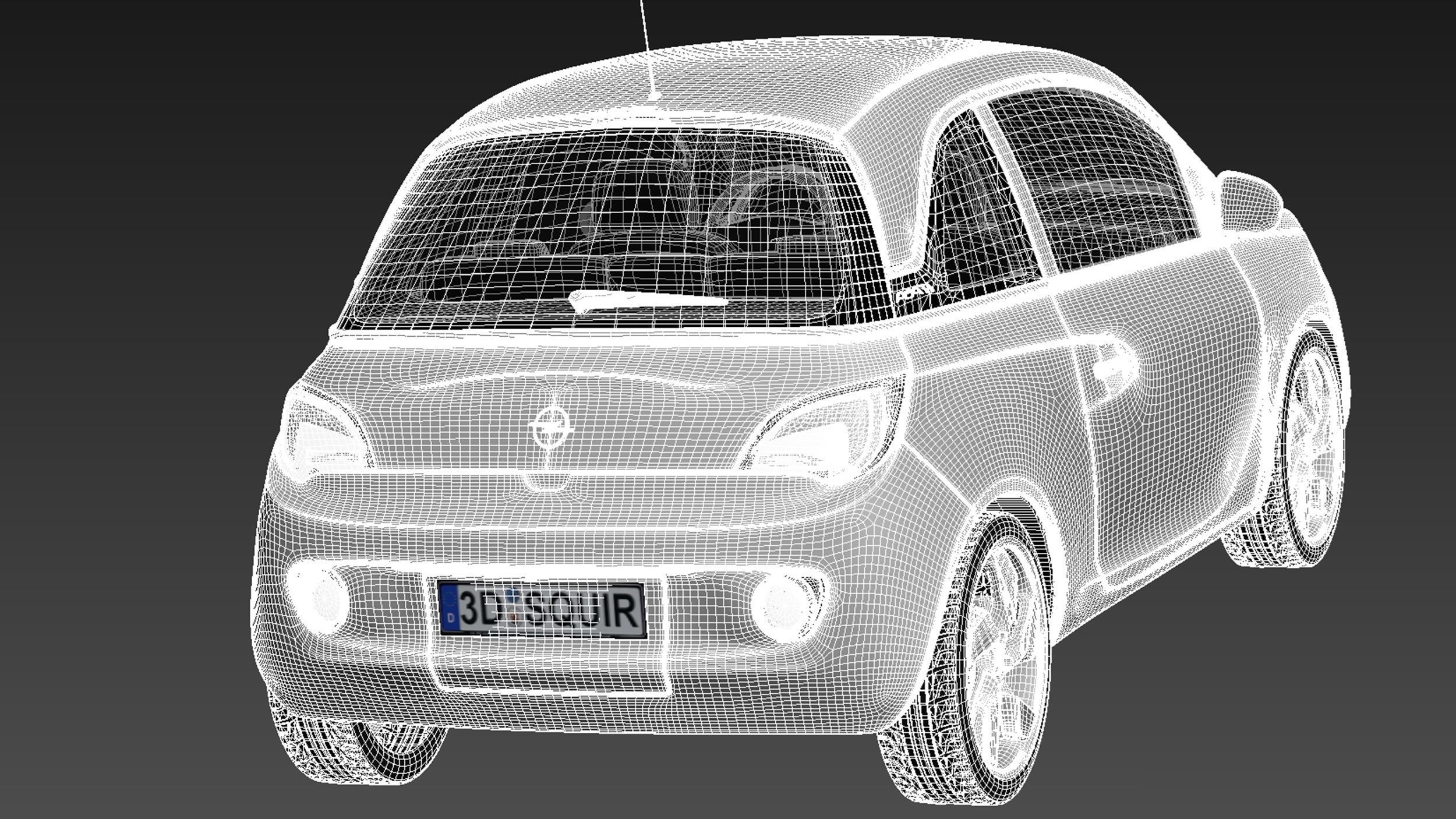 Opel Adam 2013 3D model_17