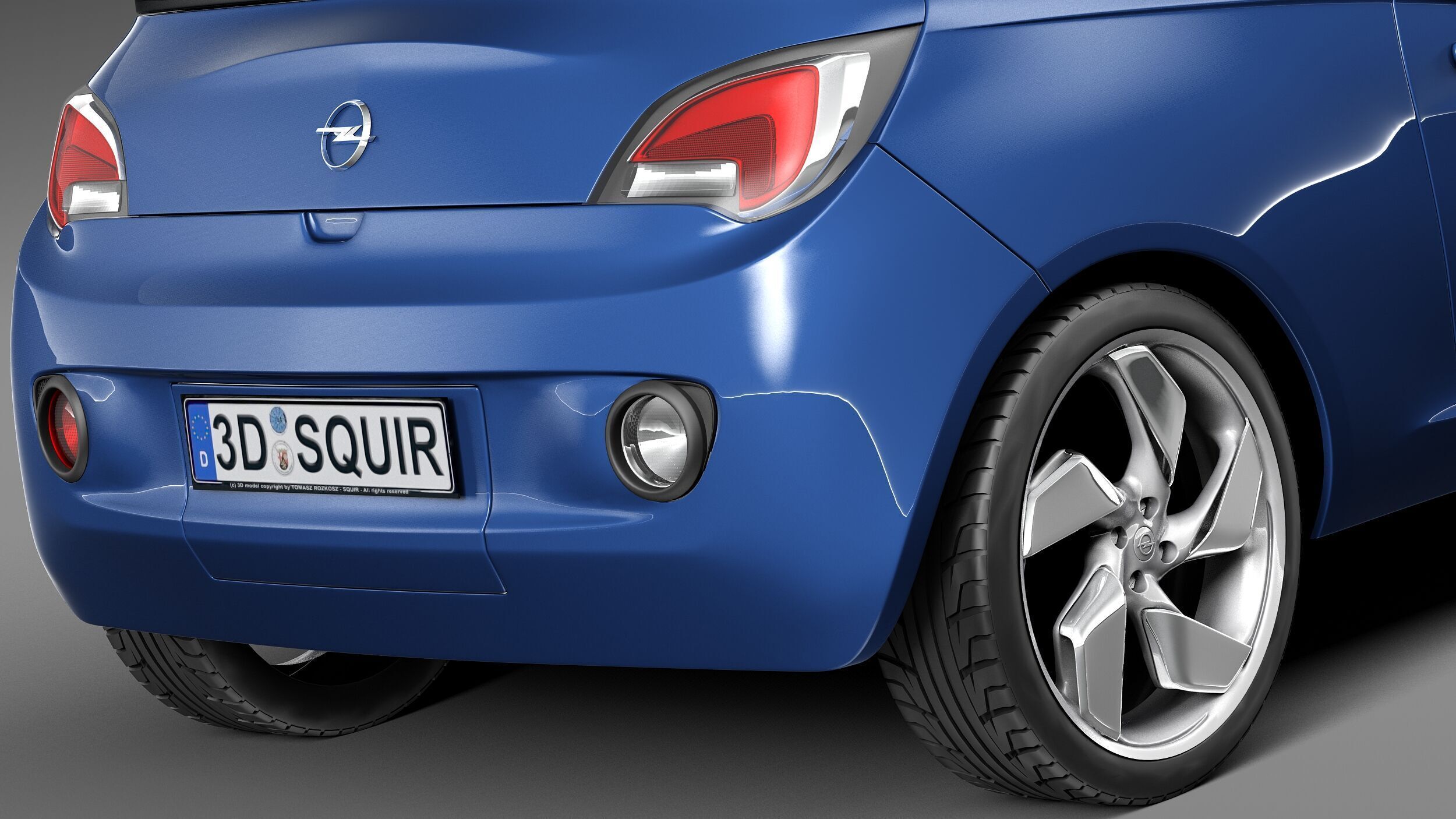 Opel Adam 2013 3D model_3