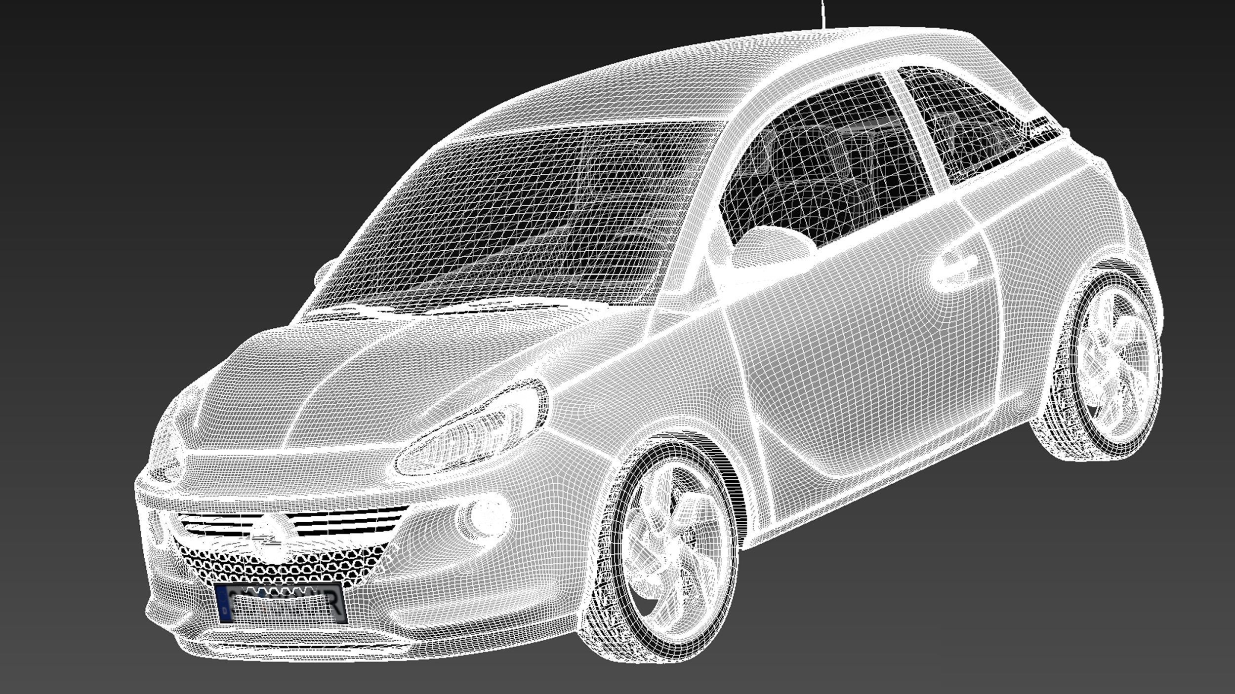 Opel Adam 2013 3D model_16