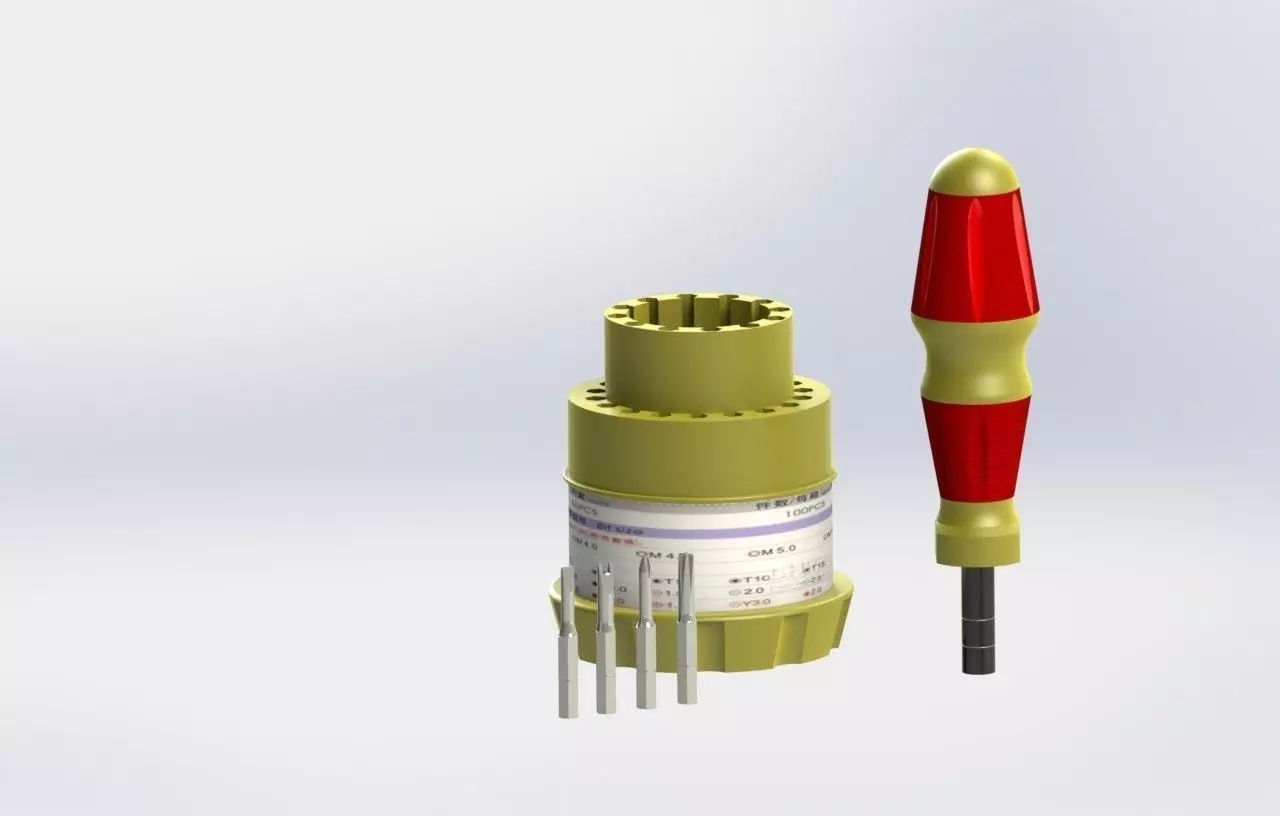 Pocket prcision screwdriver Free 3D model