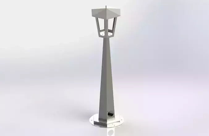 Gardenlight metal street lamp