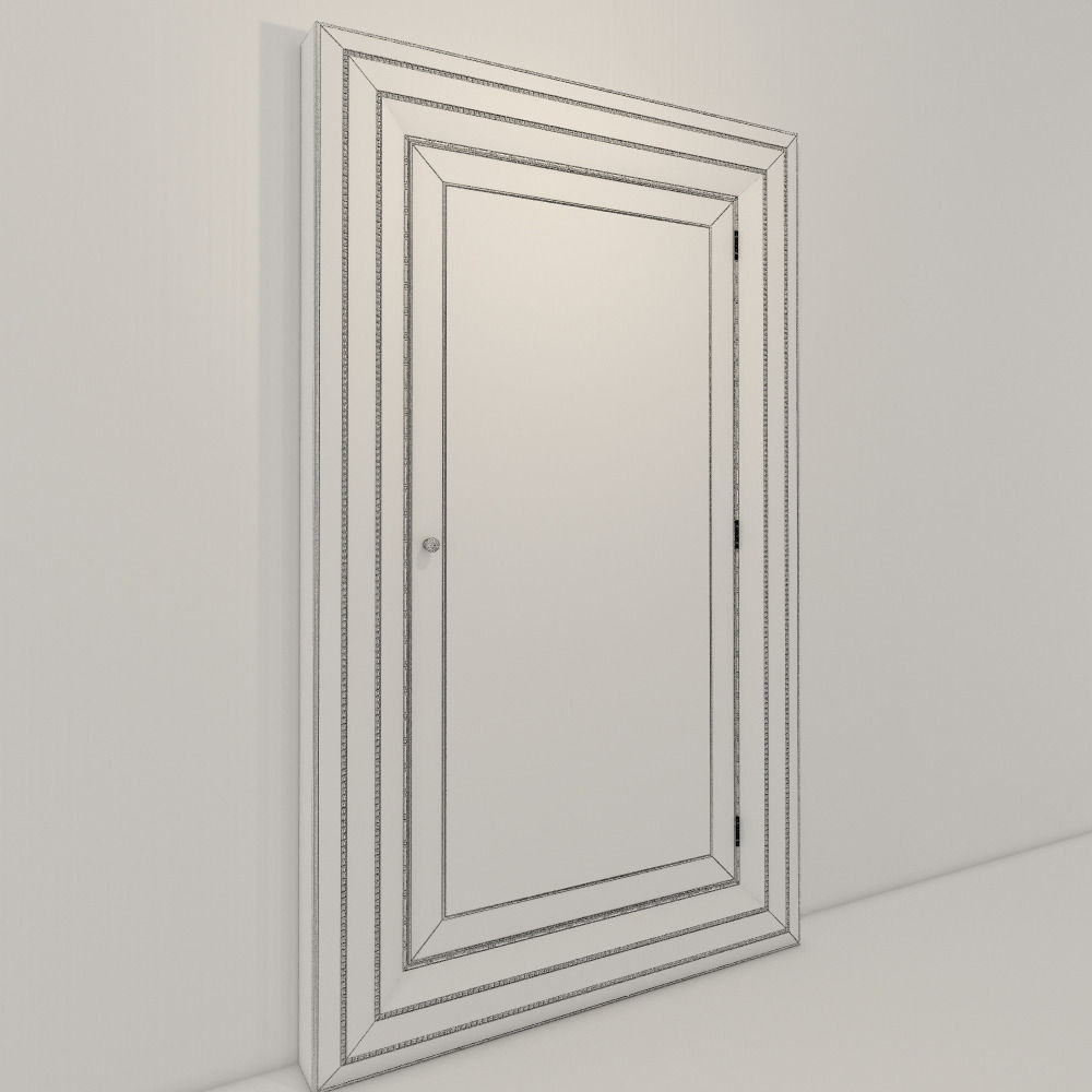 Hooker Furniture Melange Glamour Floor Mirror 3D model CGTrader