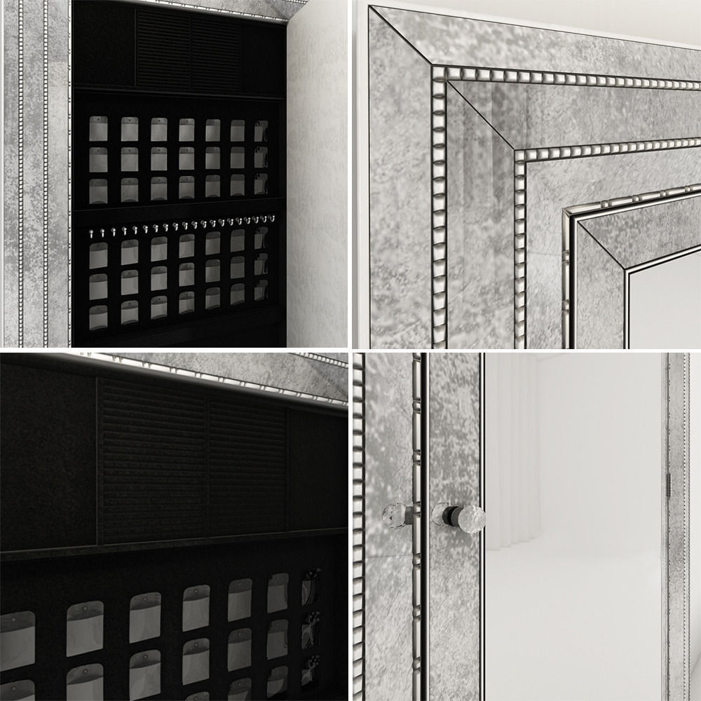 Hooker Furniture Melange Glamour Floor Mirror 3D model CGTrader