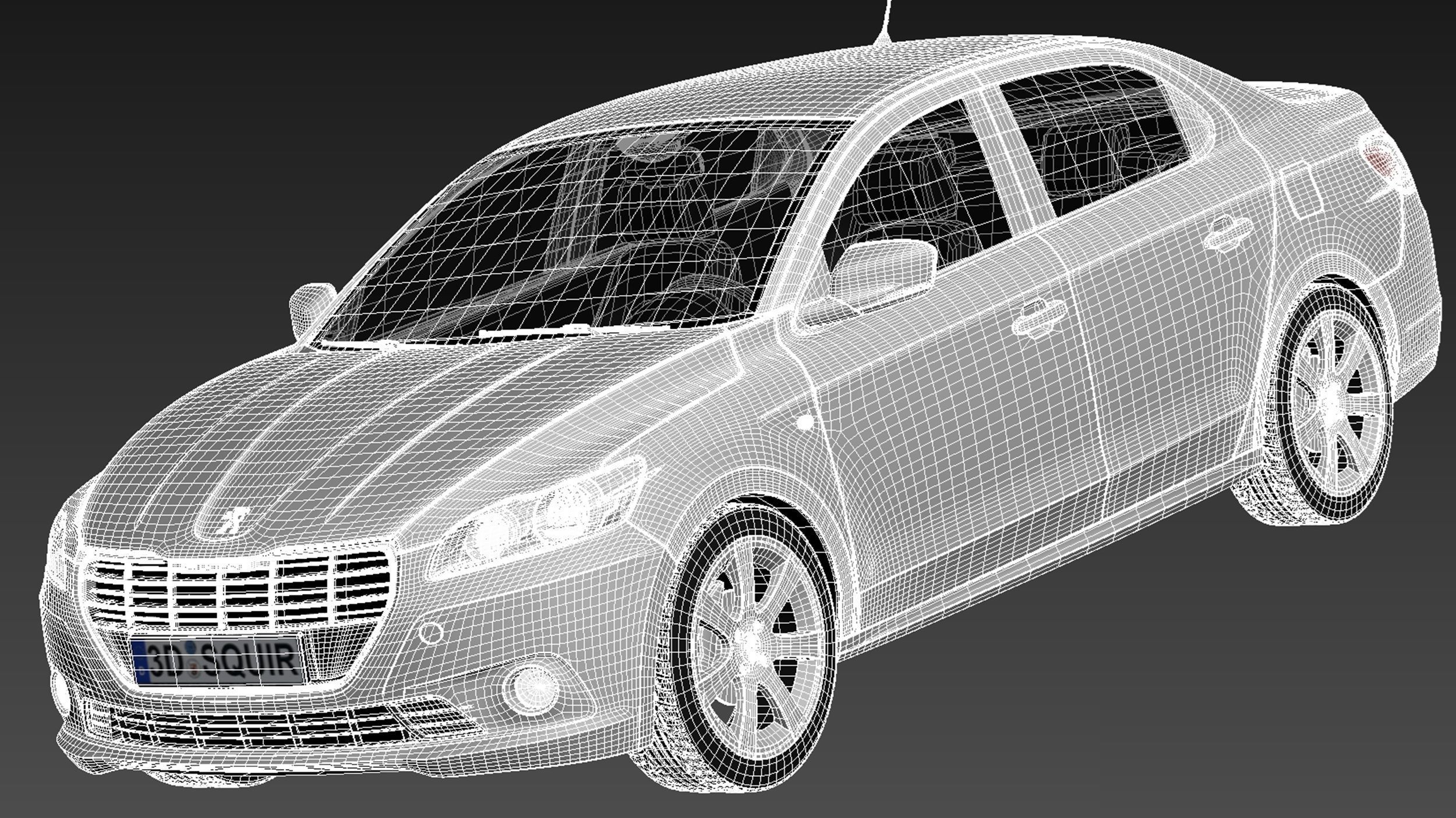 Peugeot 301 2013 3D model_16