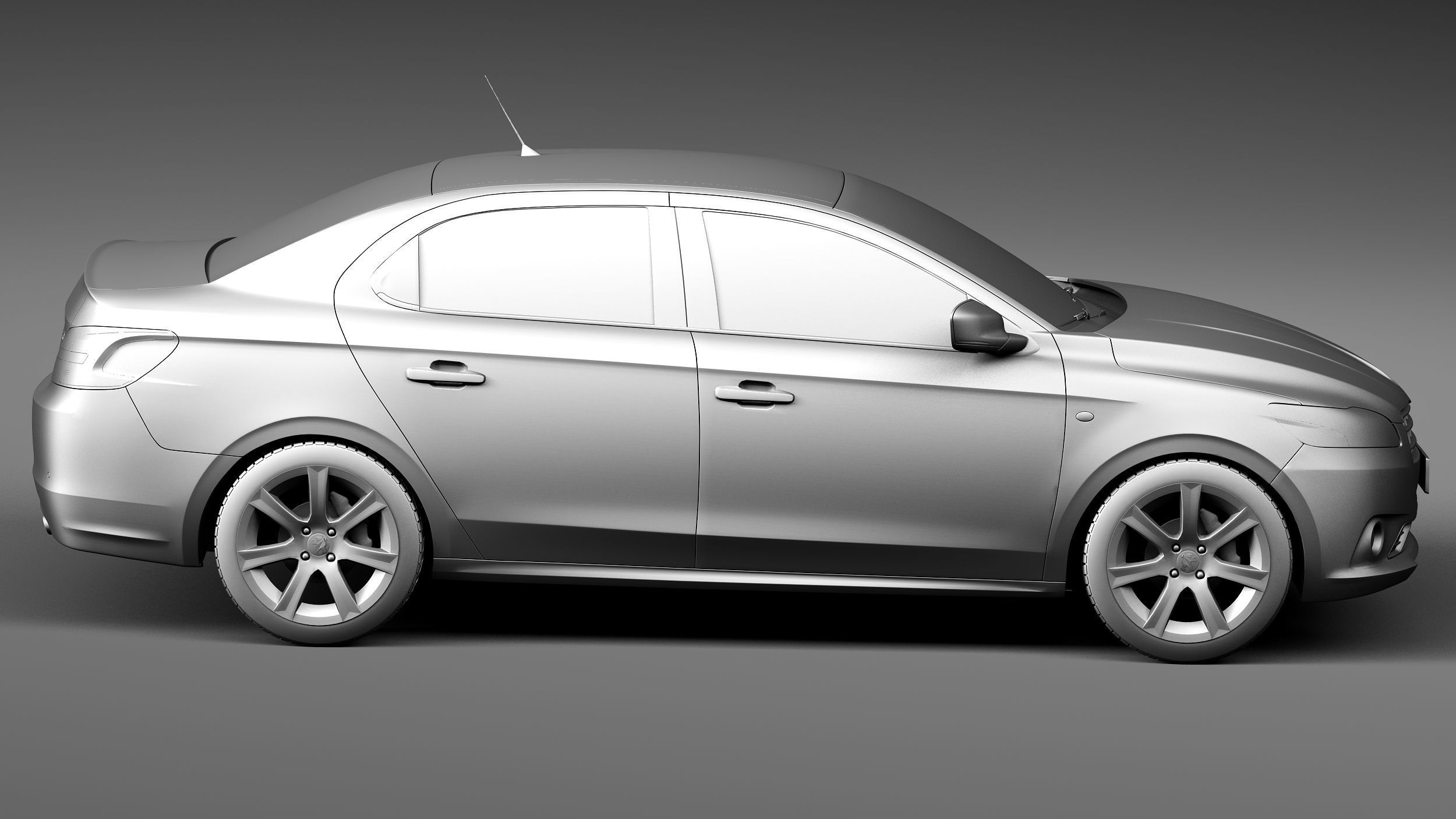 Peugeot 301 2013 3D model_14