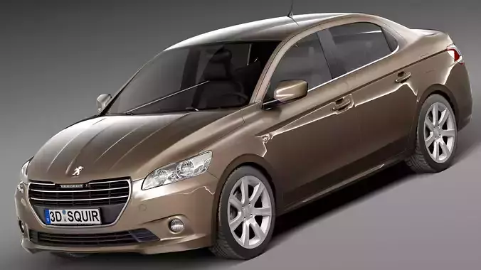 Peugeot 301 2013 3D model