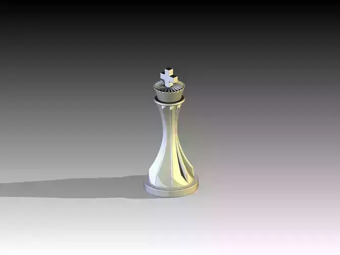 king chess piece 3D print model