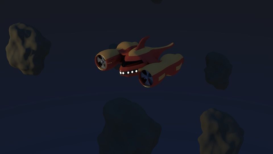 Stinger Aircraft 3D model_0