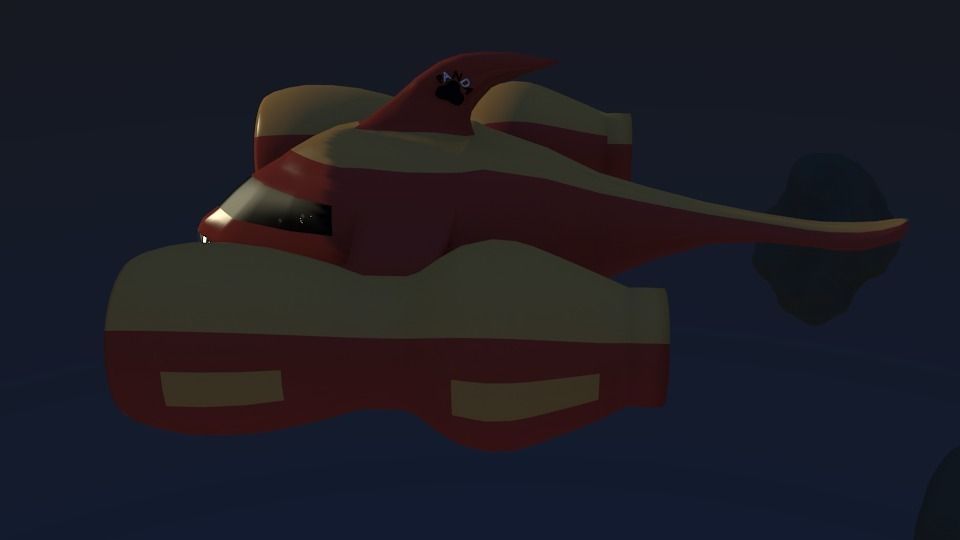 Stinger Aircraft 3D model_1