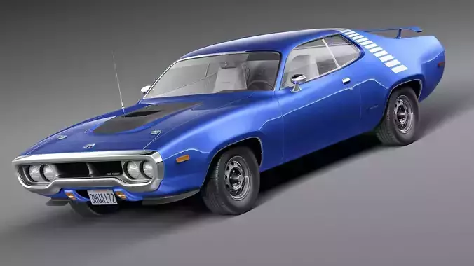 Plymouth Road Runner GTX 1971-1972 3D model