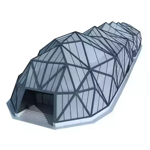 Modern Futuristic Building 3D model