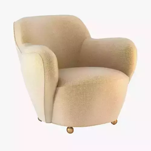 VLADIMIR KAGAN Barrel club chair
