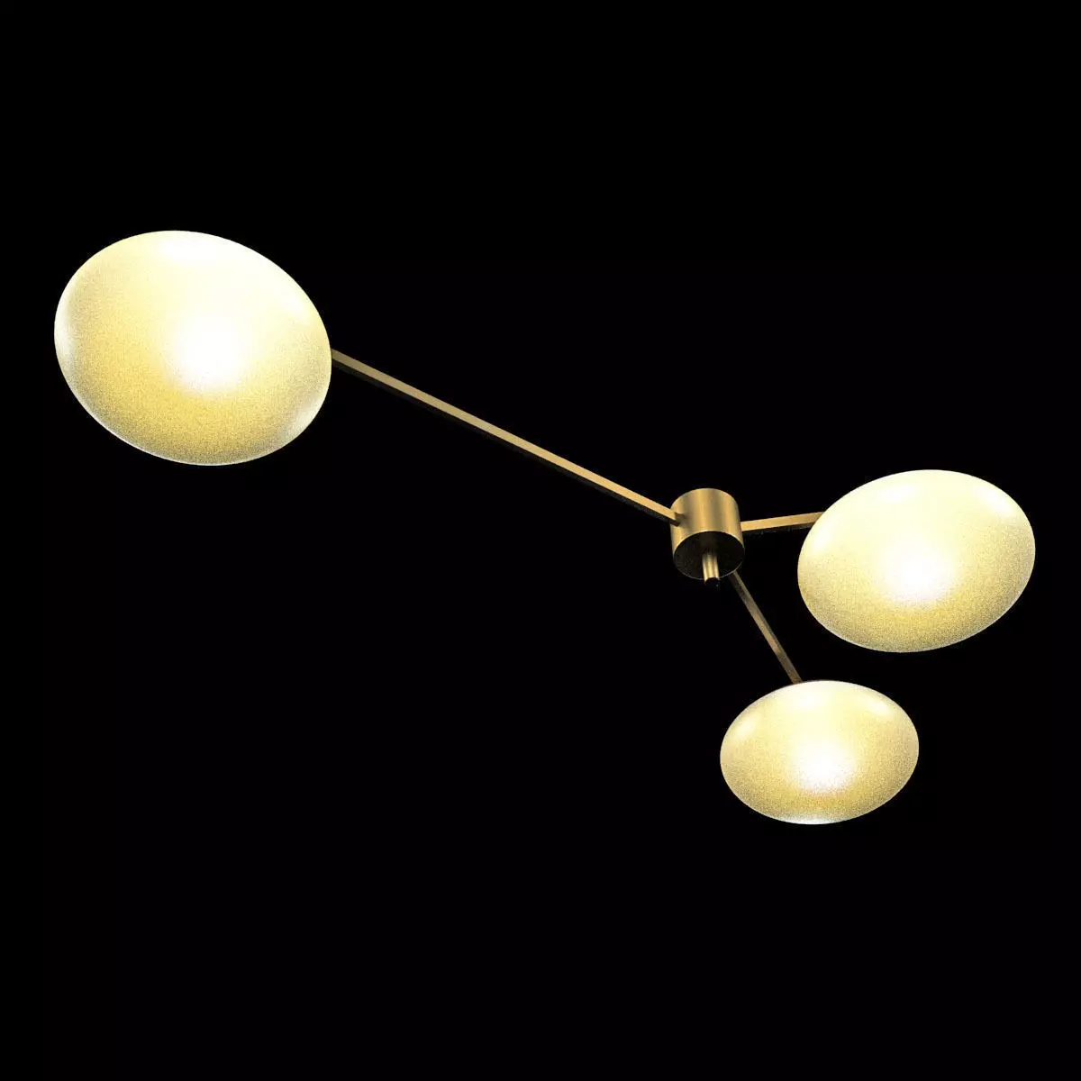 Chandelier By Angelo Lelli For Arredoluce 3D model_0