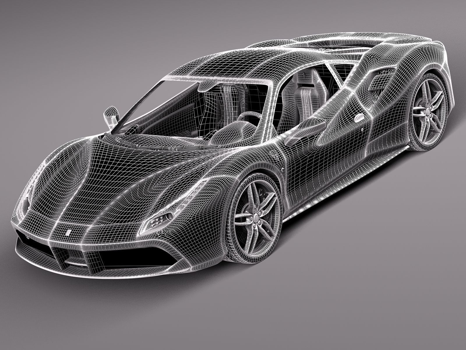 Ferrari 488 GTB 2016 3D model_10