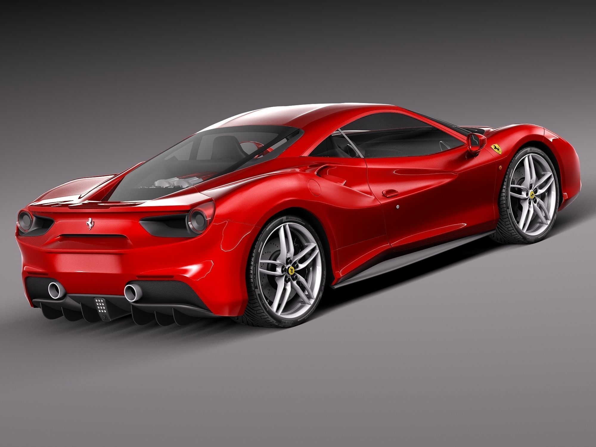 Ferrari 488 GTB 2016 3D model_4