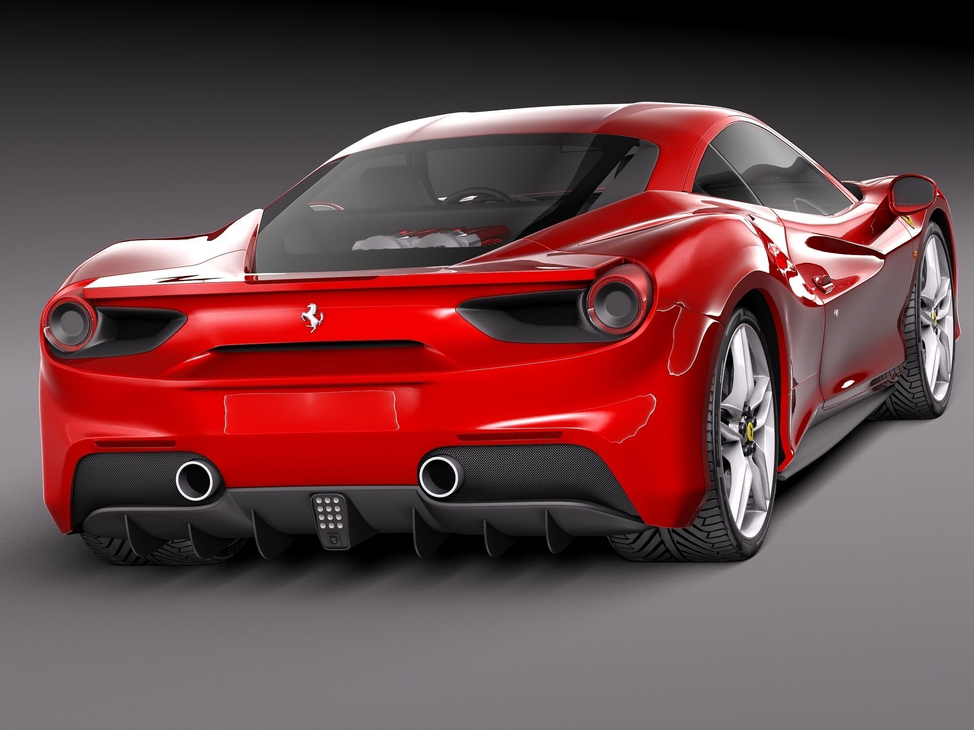 Ferrari 488 GTB 2016 3D model_6
