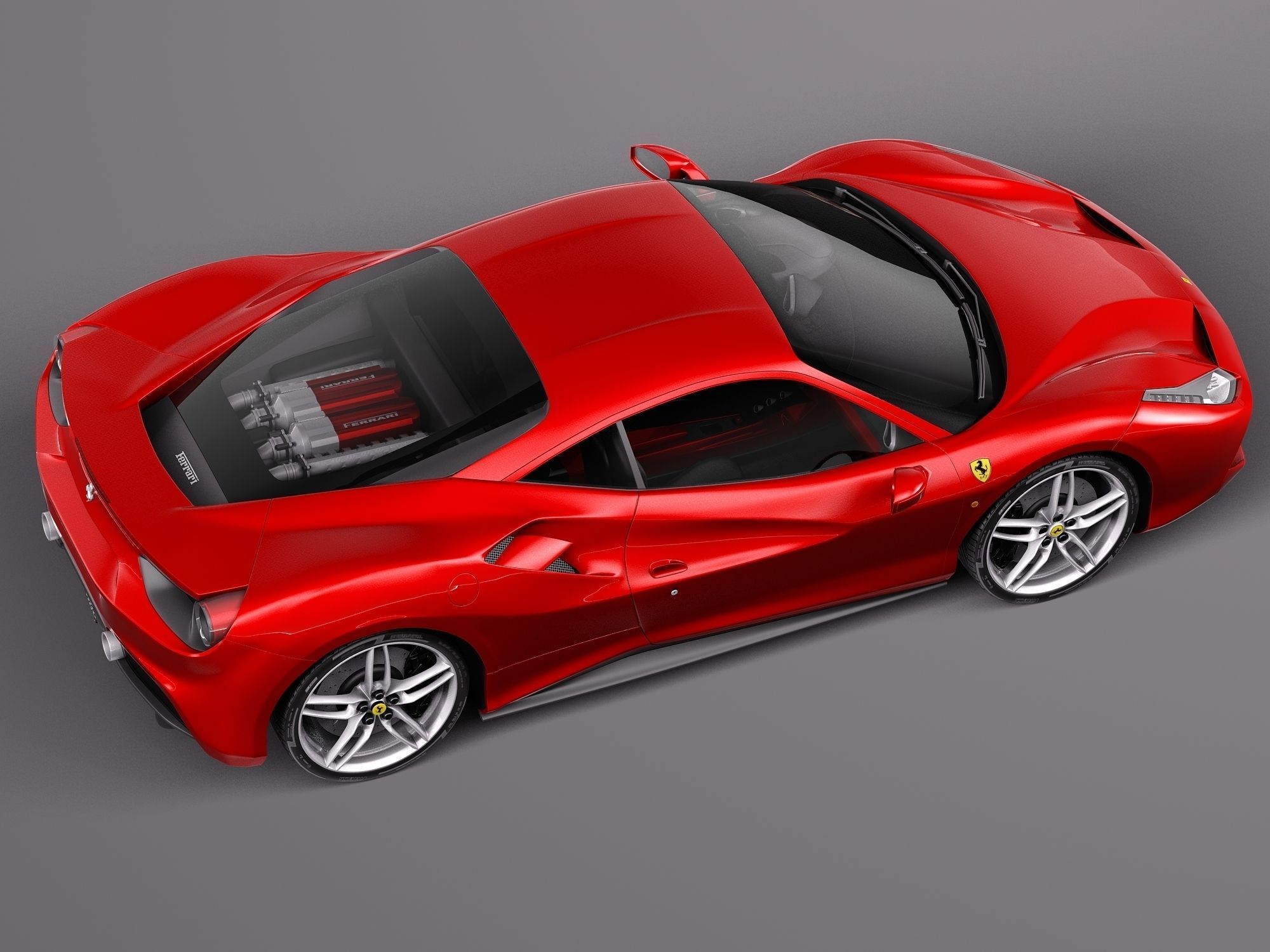 Ferrari 488 GTB 2016 3D model_5
