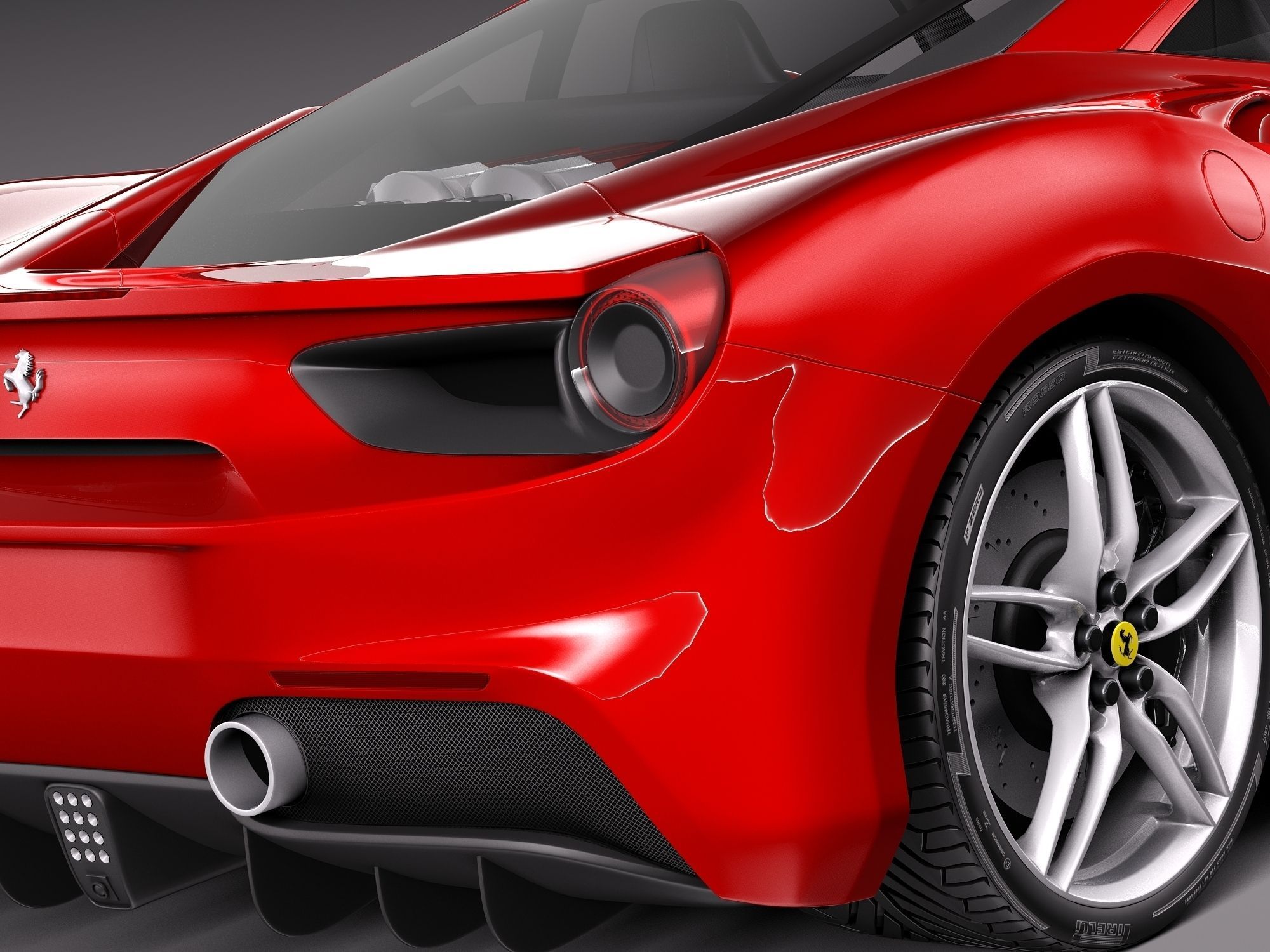 Ferrari 488 GTB 2016 3D model_3