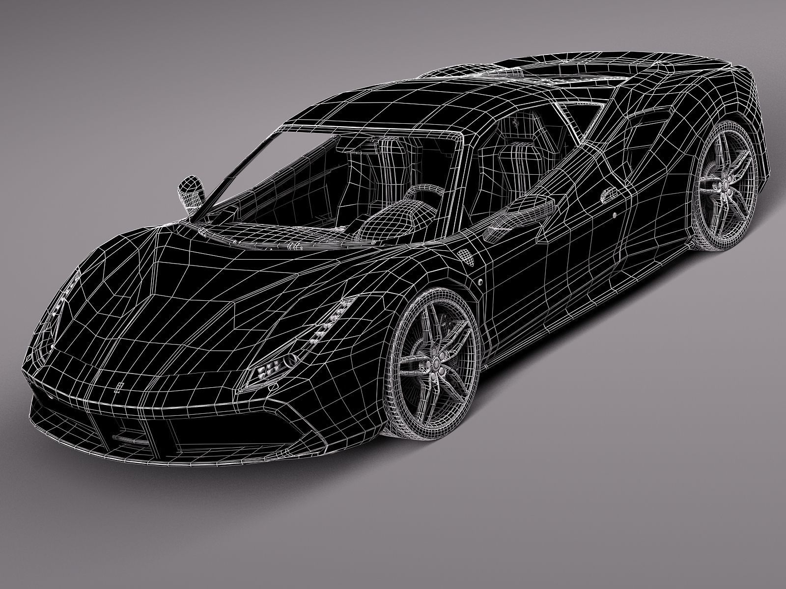 Ferrari 488 GTB 2016 3D model_12