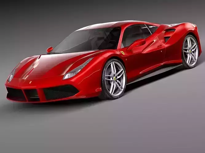 Ferrari 488 GTB 2016 3D model