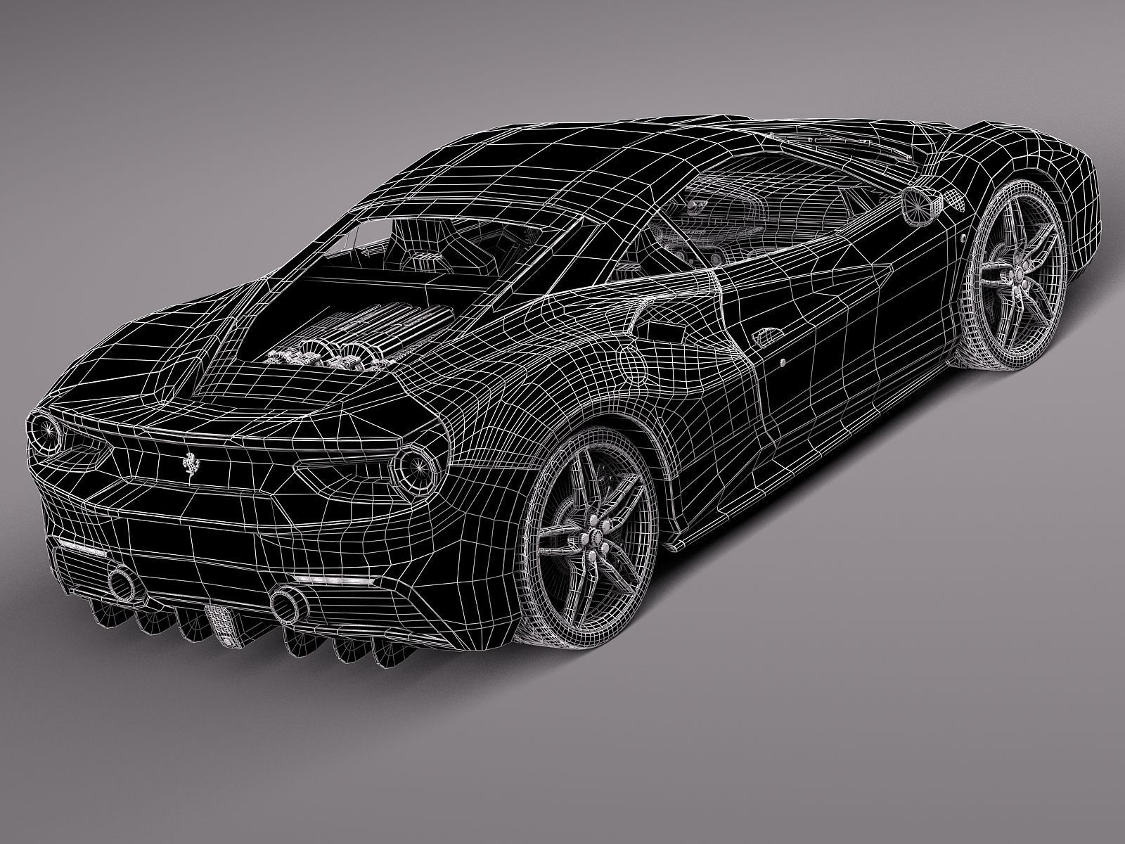 Ferrari 488 GTB 2016 3D model_13