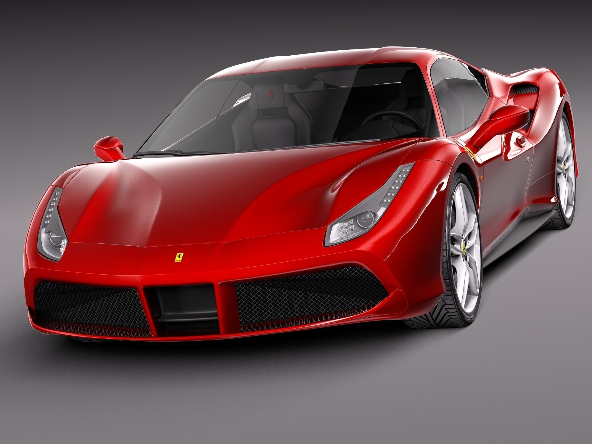 Ferrari 488 GTB 2016 3D model_1