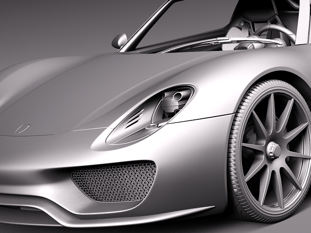 Porsche 918 Spyder Martini 2013 3D model_10