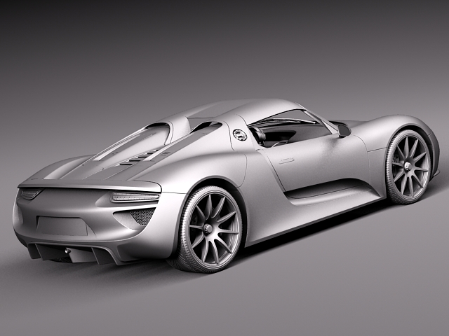 Porsche 918 Spyder Martini 2013 3D model_12