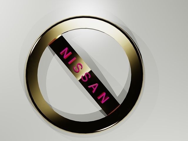 Nissan Cars Logo 3D print model_3
