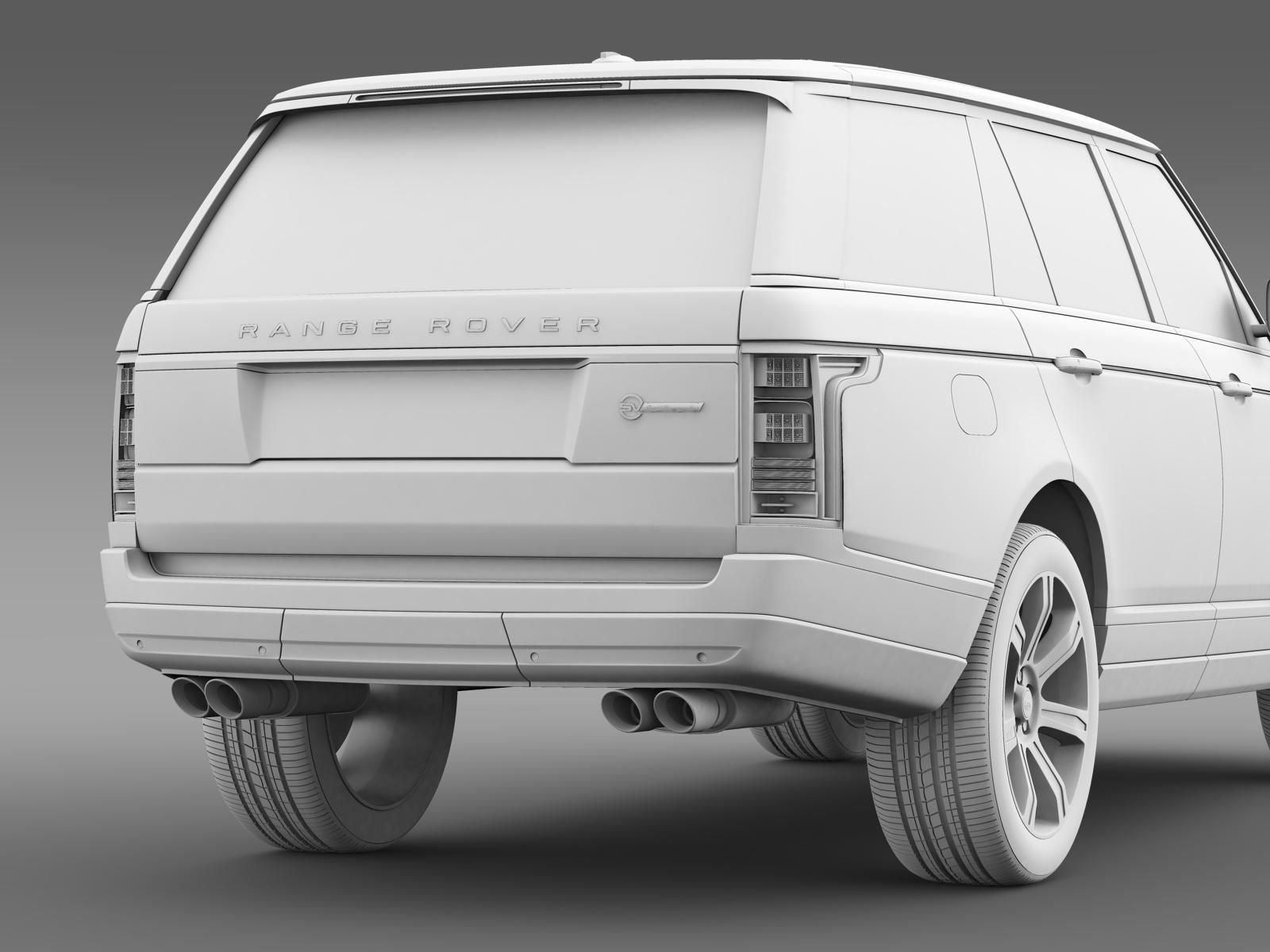 Range Rover SVAutobiography LWB L405 2016 3D model_15