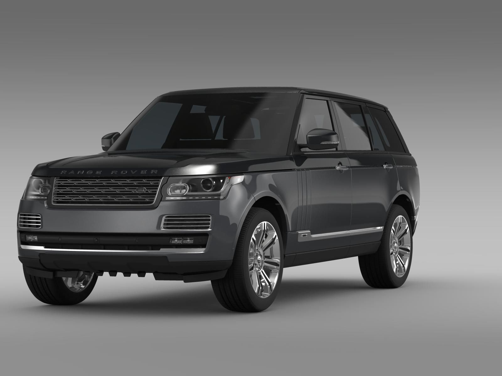 Range Rover SVAutobiography LWB L405 2016 3D model_4
