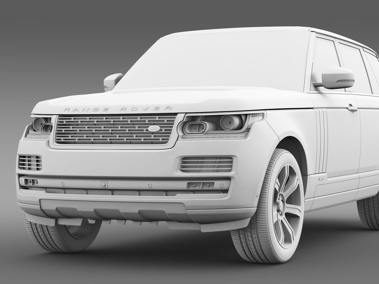 Range Rover SVAutobiography LWB L405 2016 3D model_12