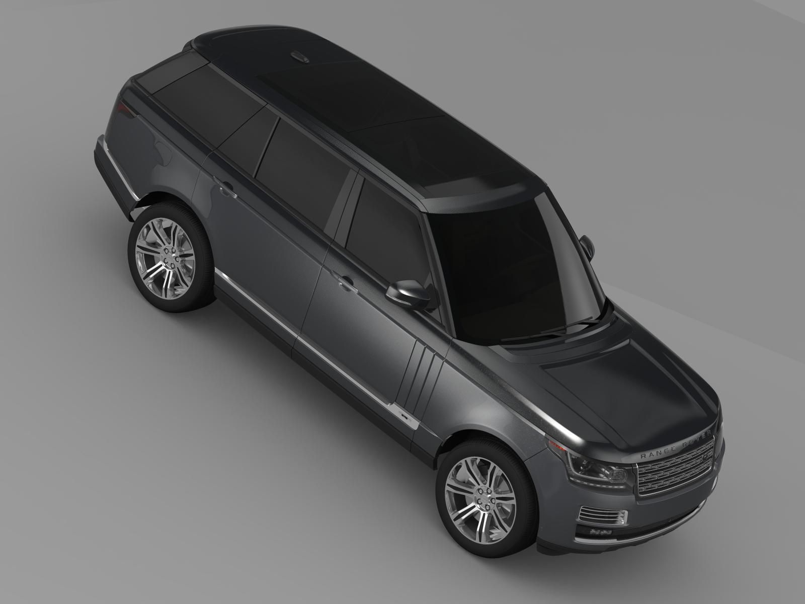 Range Rover SVAutobiography LWB L405 2016 3D model_9