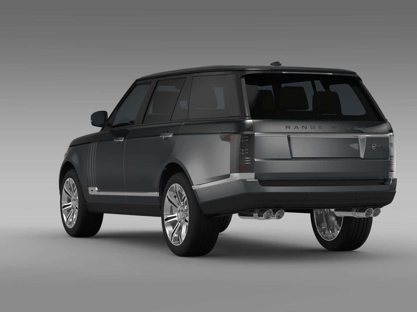 Range Rover SVAutobiography LWB L405 2016 3D model_7